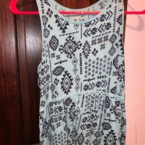 Justice blue, flare top